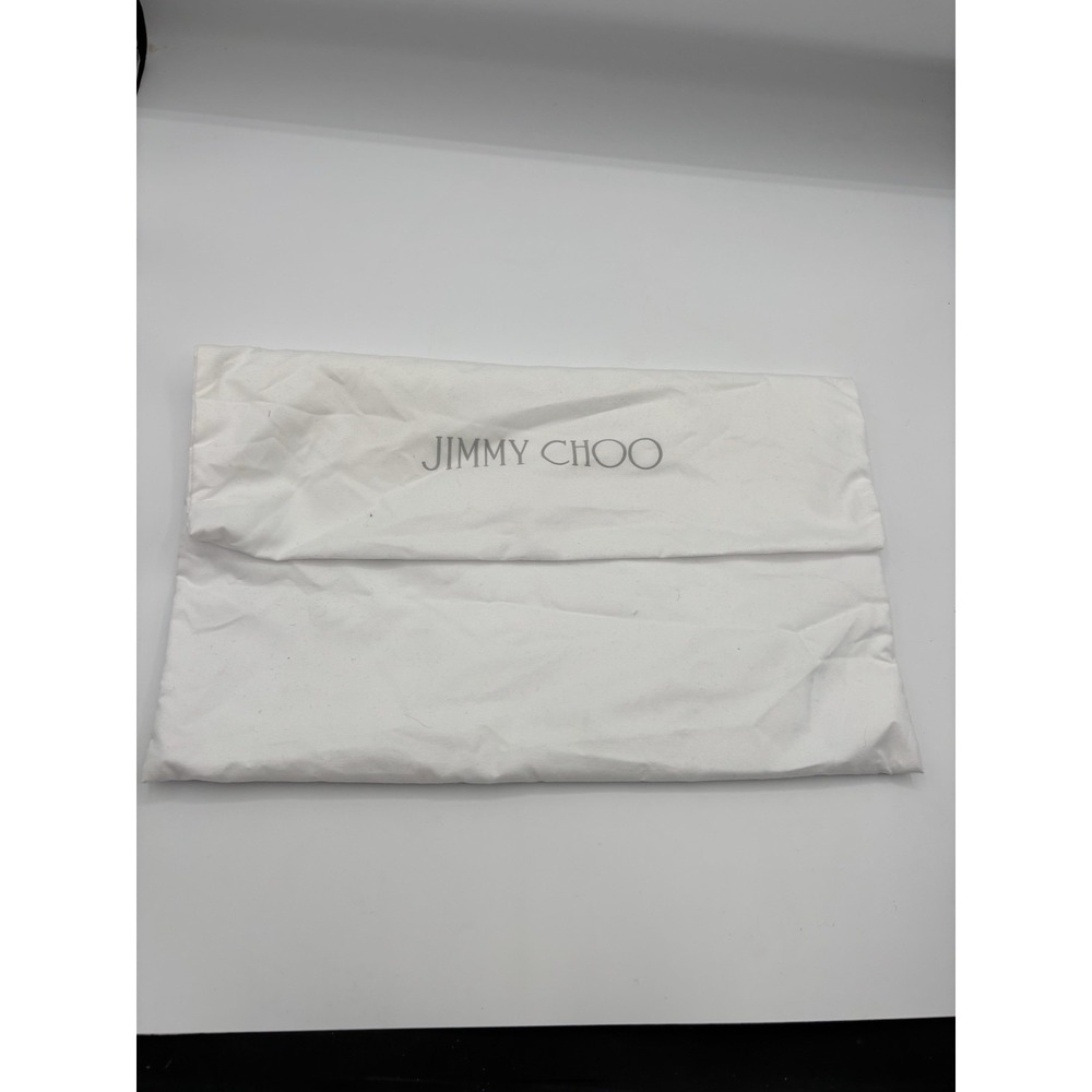 Jimmy Choo‎ Authentic Dustbag White Foldover 13" X 8.5"